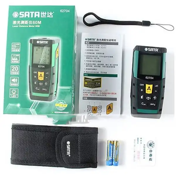 60m Máy đo khoảng cách laser Sata 62-704 (62704)