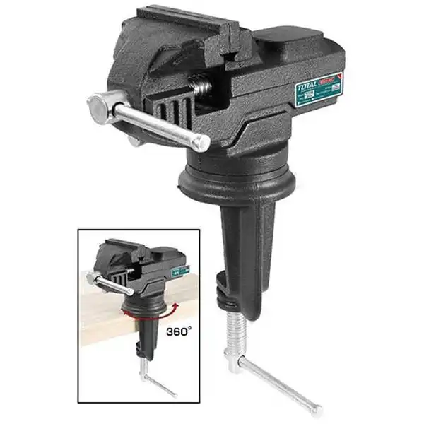 60mm Êtô kẹp mâm xoay kẹp bàn Total THT6126