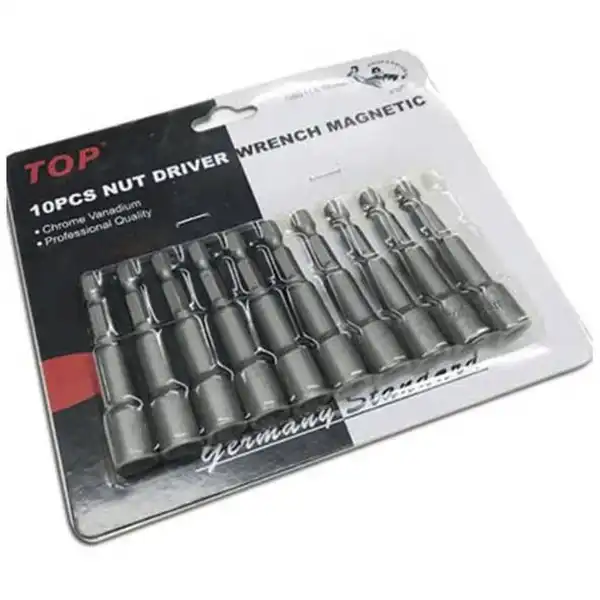 65mm Bộ đầu vít bắn tôn 8mm 10 chi tiết TOP 080114-8MM
