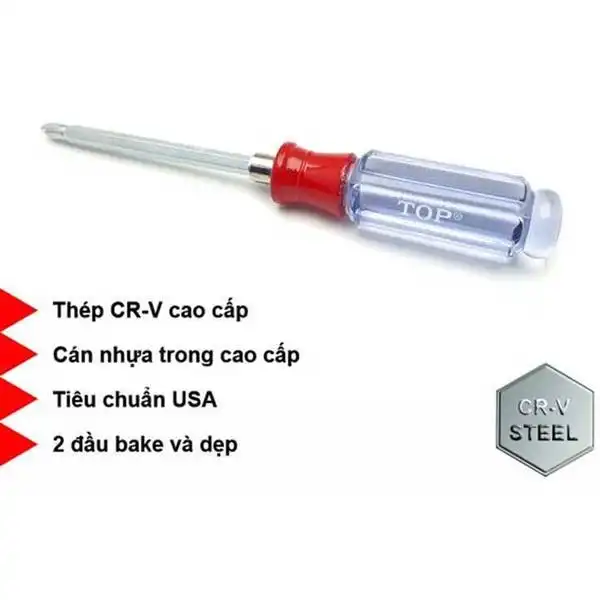 6x100mm Tuốc nơ vít 2 đầu TOP TSD-0125