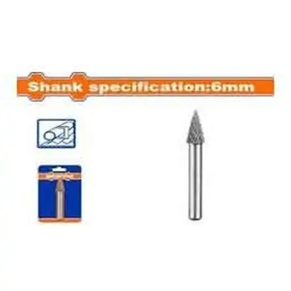 6x8mm Mũi doa chóp nhọn cacbon Tungsten Wadfow WYE3K04