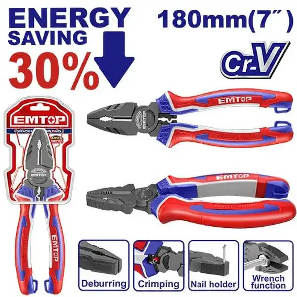 7 inch Kìm điện cao cấp Emtop EPLRC0721