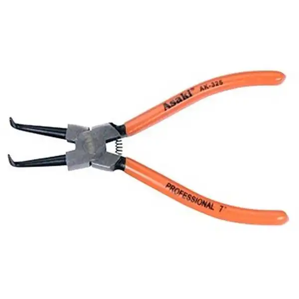 7 inch Kìm mở phe ngoài mũi cong Asaki AK-325 (đổi qua AK-8335)