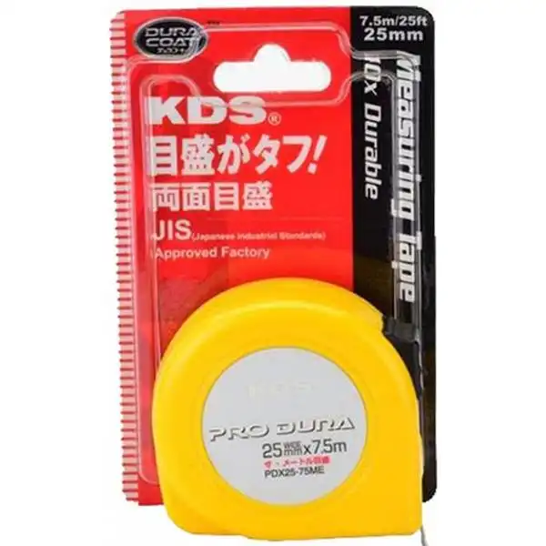 7.5m Thước cuộn thép hệ mét 2 mặt KDS PDX2575WMM