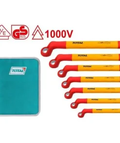 8-19mm Bộ cờ lê đầu vòng cách điện 7 chi tiết Total THKISPA0702