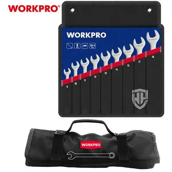 8-19mm Bộ cờ lê vòng miệng 9 chi tiết Workpro WP202502