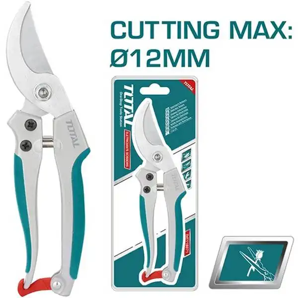 8 inch (205mm) Kéo cắt tỉa cây kiểng cán nhựa TPR Total THTP62082