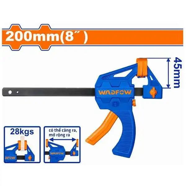 8 inch Cảo kẹp nhanh chữ F Wadfow WCP4388