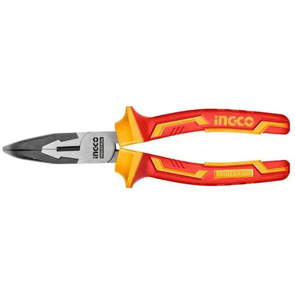 8 inch Kìm mũi cong cách điện Ingco HIBNP28208