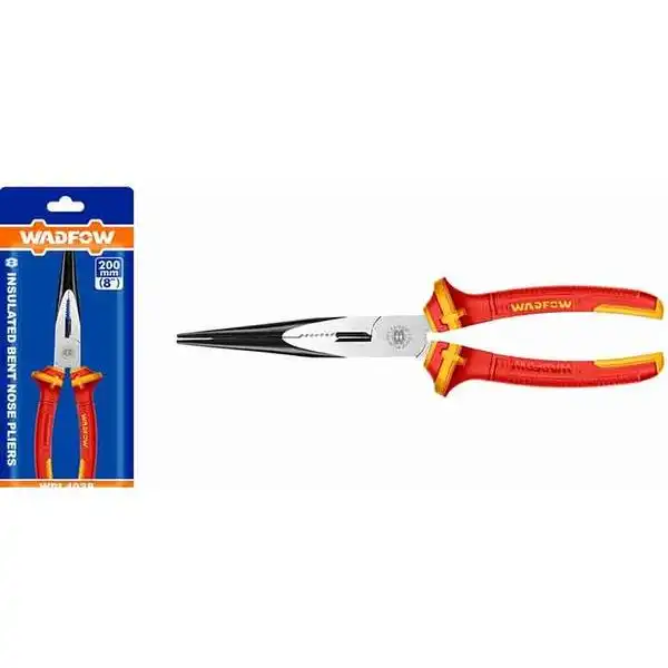 8 inch Kìm mũi nhọn cong cách điện Wadfow WPL4938
