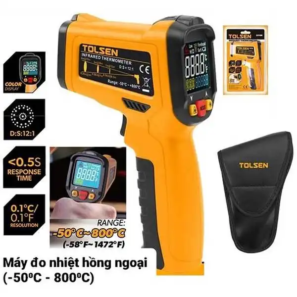 800 độ C Máy đo nhiệt độ tia laser Tolsen 35196