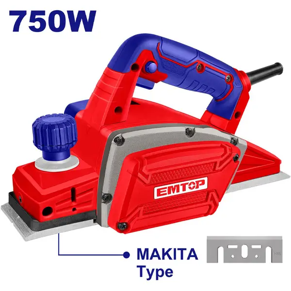 82mm Máy bào gỗ 750W Emtop EECR0751