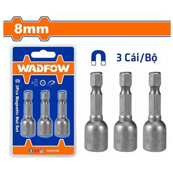 8mm Bộ 3 mũi bắn tôn dài 48mm Wadfow WWR1K08