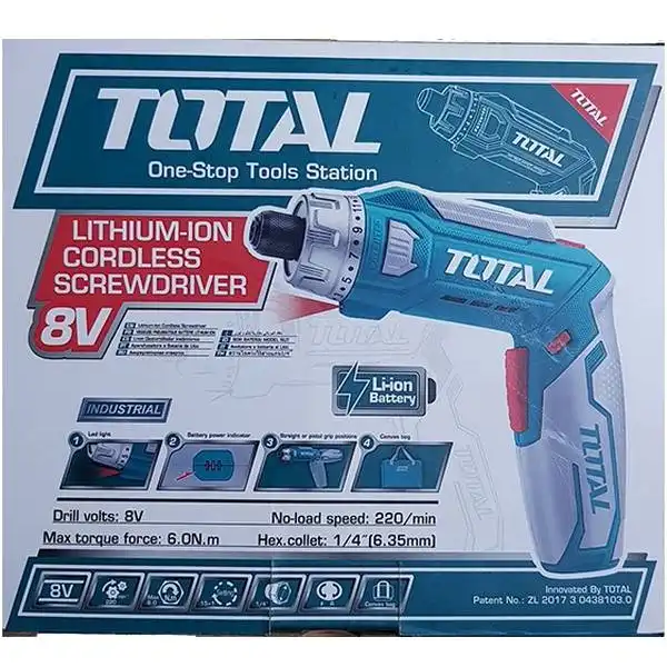 8V Máy siết vít dùng pin Total TSDLI0801 (Đổi qua TSDLI0802)
