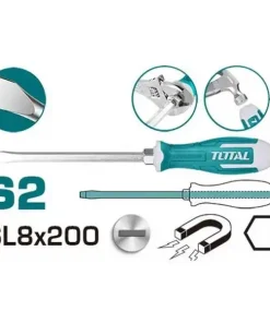 8x200mm Tuốc nơ vít đóng dẹp Total THGS82006