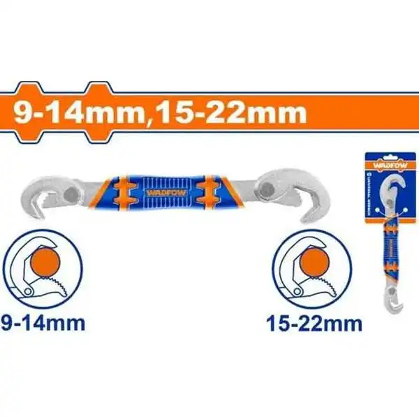 9-22mm Cờ lê 2 đầu miệng đa năng Wadfow WUW1101