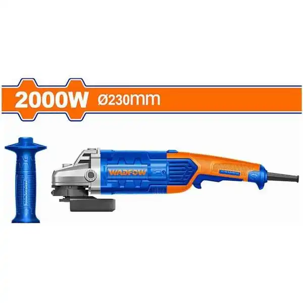 9 inch (230mm) Máy mài góc công tắc bóp 2000W Wadfow WAG852001