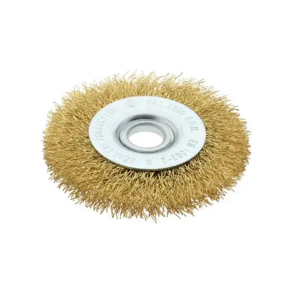 Bàn chải cốc dây uốn 120mm có đầu nối 22.2mm Workpro WP407030