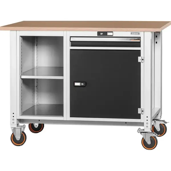 BÀN LÀM VIỆC DI ĐỘNG, MẶT BÀN GỖ SỒI GARANT