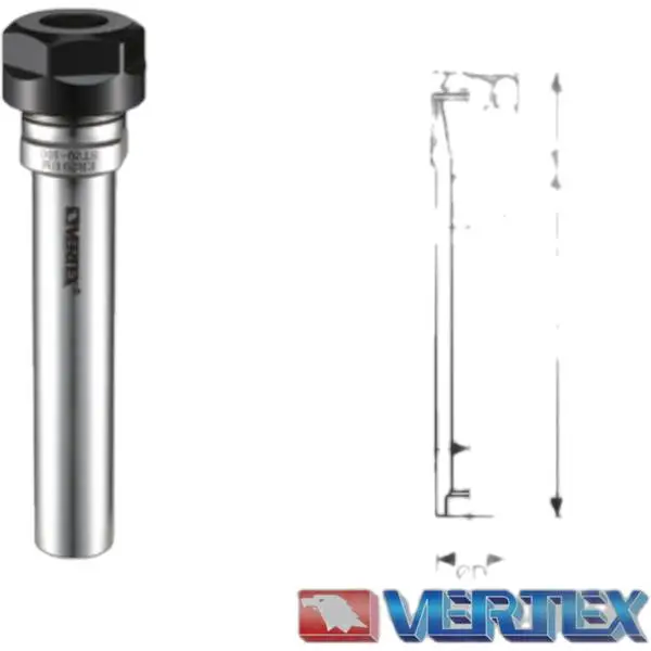 Bầu kẹp dao phay chuôi trụ collet ER Vertex