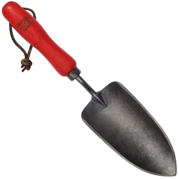 Bay xúc đất bằng thép FELCO 401 cán bằng gỗ tuyết tùng.