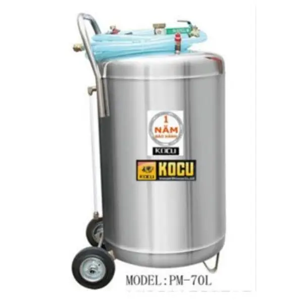 Bình bọt inox thấp KOKU INOX 70L