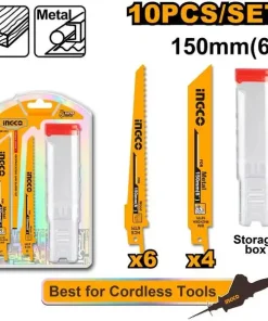 Bộ 10 Lưỡi Cưa Kiếm 150Mm (6 inch) RSB1002 INGCO