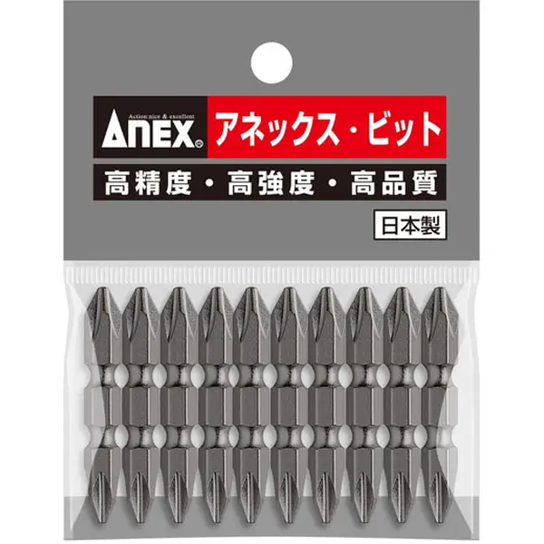 Bộ 10 mũi bắn vít 2 đầu Anex AP-14M+2x150
