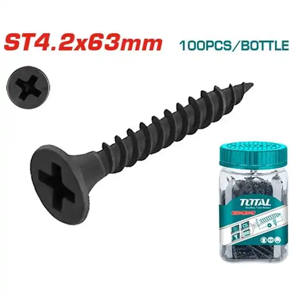 Bộ 100 vít bắt tường ST4.2x63mm WJDS4206321 TOTAL