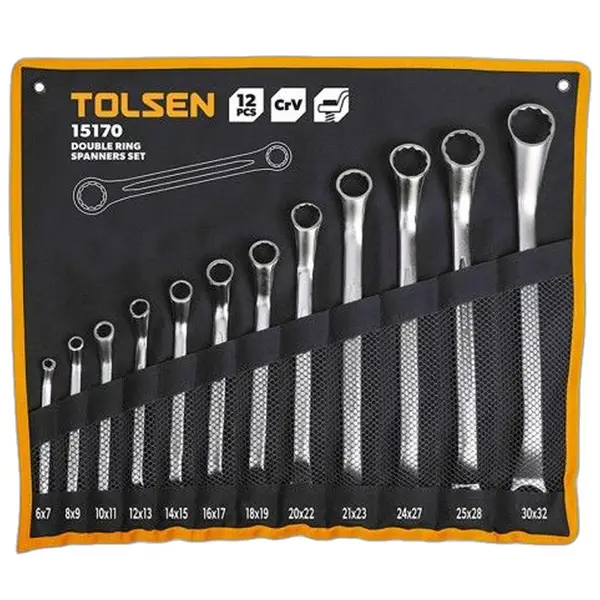 BỘ 12 CHÌA KHÓA 2 ĐẦU VÒNG TOLSEN 15170