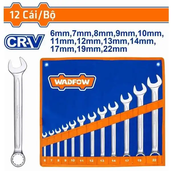 Bộ 12 Cờ Lê Vòng Miệng WSP1M12 WADFOW