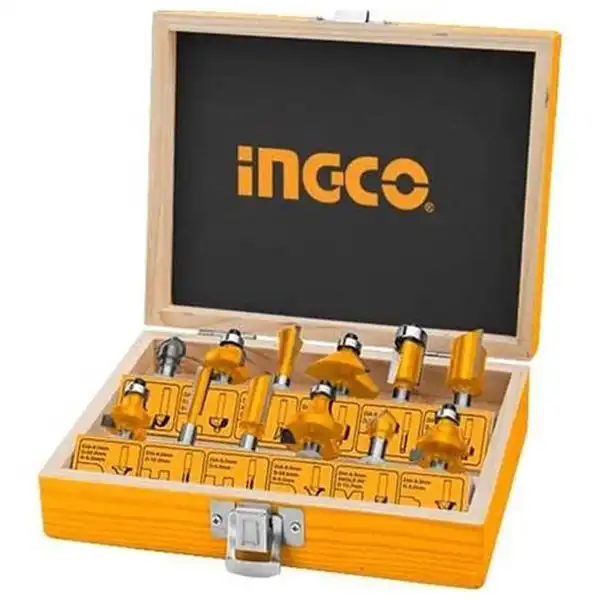 Bộ 12 Mũi Phay Gỗ AKRT12141 INGCO