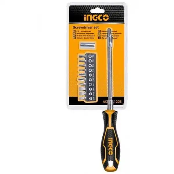 Bộ 12 Tua Vít Thay Đổi Trục Linh Hoạt AKSDFL1208 INGCO