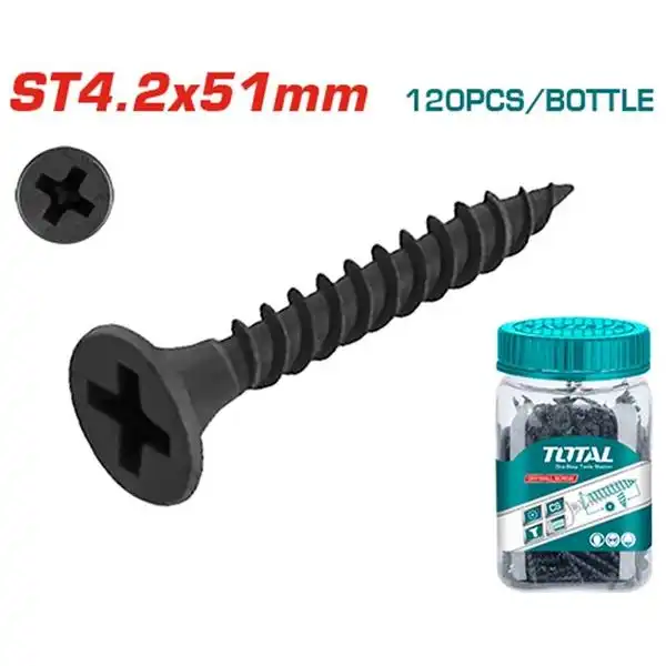 Bộ 120 vít bắt tường ST4.2x51mm WJDS4205121 TOTAL