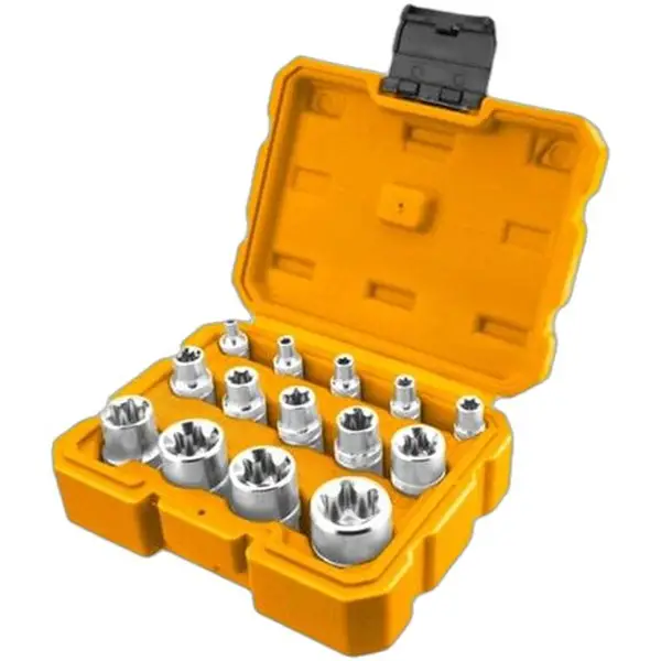 BỘ 14 ĐẦU TUÝP NGÔI SAO INGCO HKTETS0114