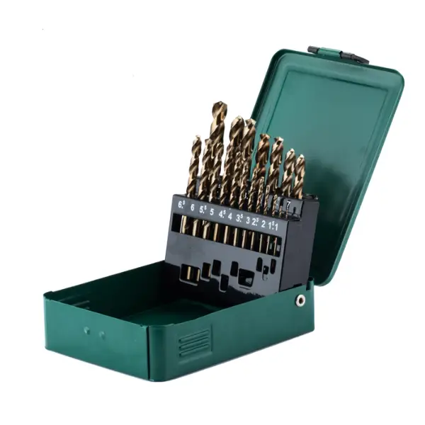 Bộ 19 mũi khoan sắt chuôi tròn SATA 52819
