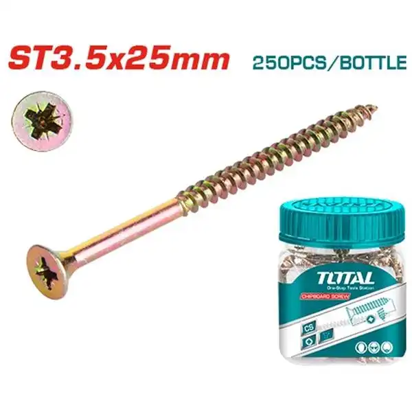Bộ 250 vít bắt gỗ ST3.5x25mm WJBS3502511 TOTAL