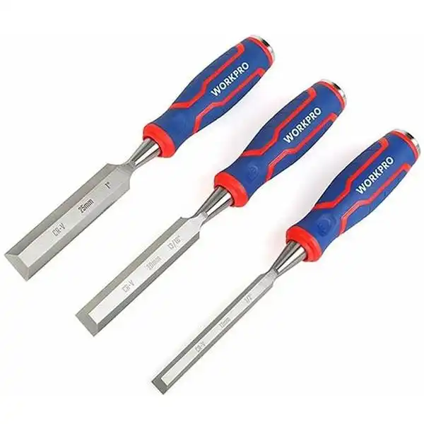 Bộ 3 đục gỗ 12, 20, 25mm Workpro WP201301