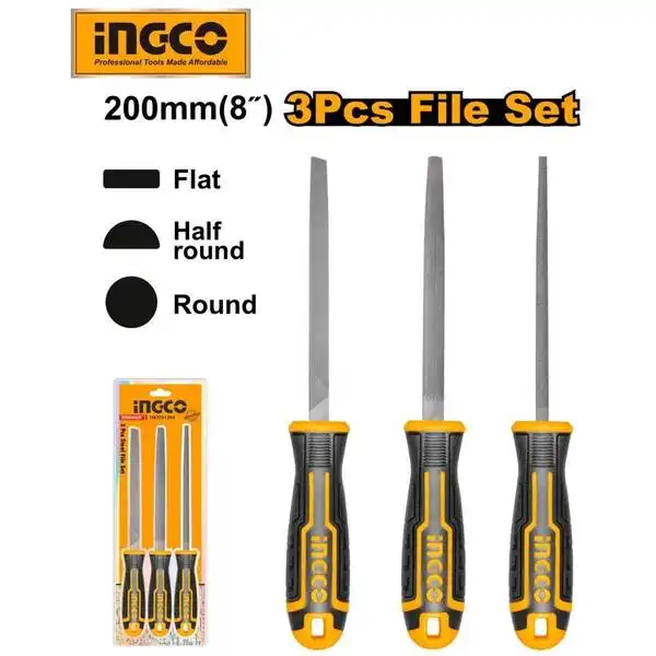 Bộ 3 Giũa Sắt HKTFS1308 INGCO