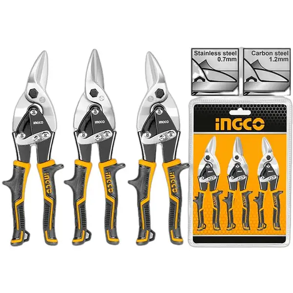 BỘ 3 KÉO CẮT TOLE INGCO HTSNK0110