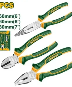 Bộ 3 kìm cắt, điện và mũi nhọn Jadever JDPS0603