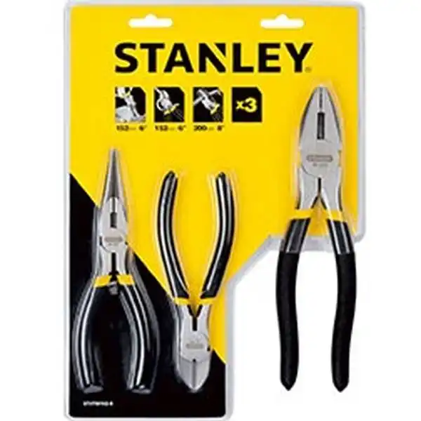 Bộ 3 kìm cắt, kìm điện, kìm nhọn Stanley STHT90162 (STHT90162-8)