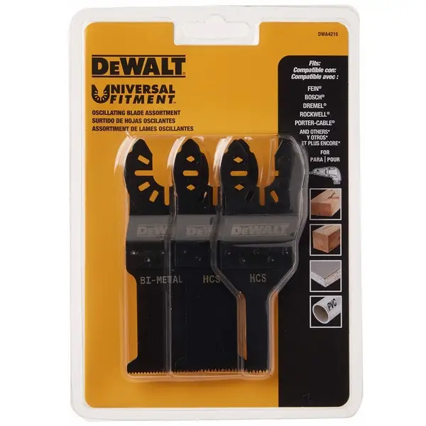 Bộ 3 lưỡi cắt Máy cắt rung Dewalt DWA4215