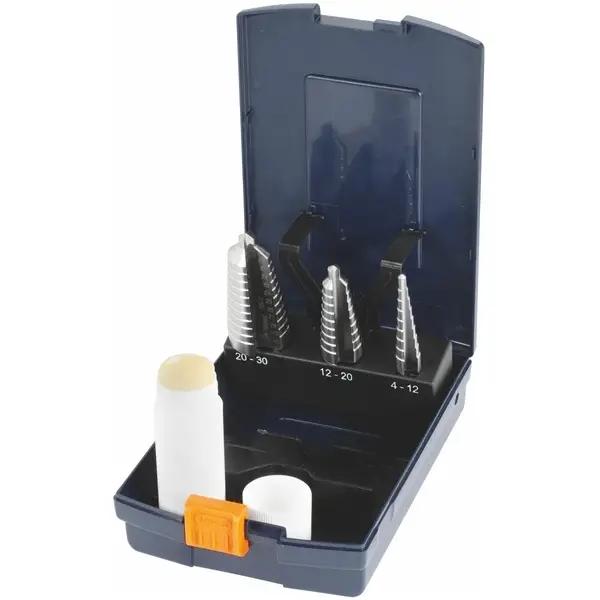 BỘ 3 MŨI KHOAN THÁP 4-30MM HSS GARANT