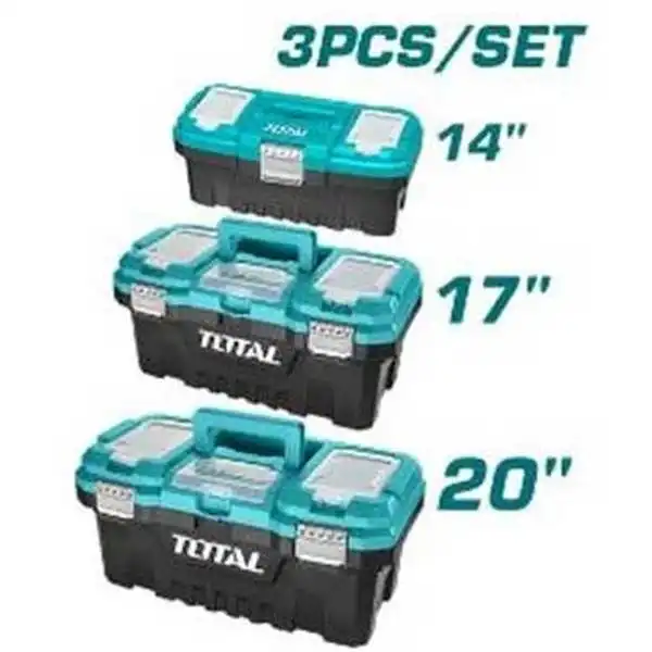 Bộ 3 thùng đựng đồ nghề khóa kim loại Total TPBXK0032