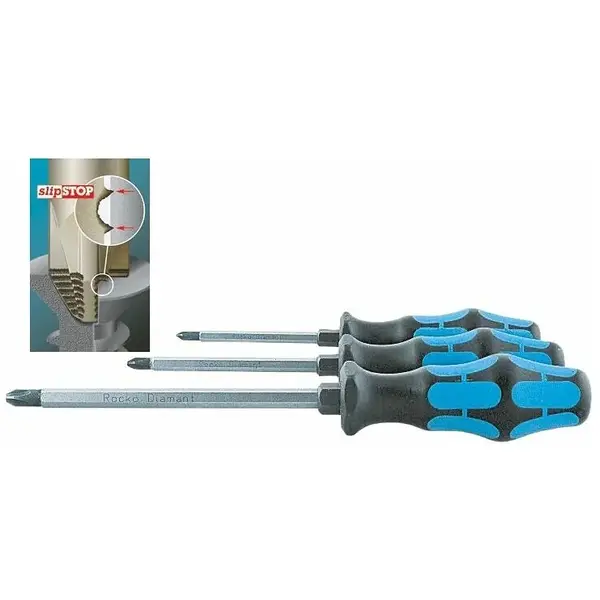 BỘ 3 TUA VÍT BAKE PH1 2 3 WERA KRAFTFORM PHỦ KIM CƯƠNG 05259256001