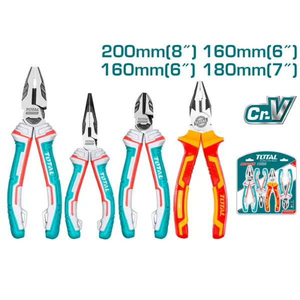 Bộ 4 kìm cắt cách điện Total THT2K0456