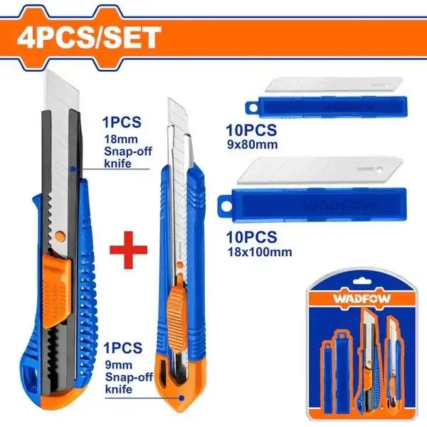 Bộ 4 Món Dao & Lưỡi Gọc Giấy WSK2204 WADFOW