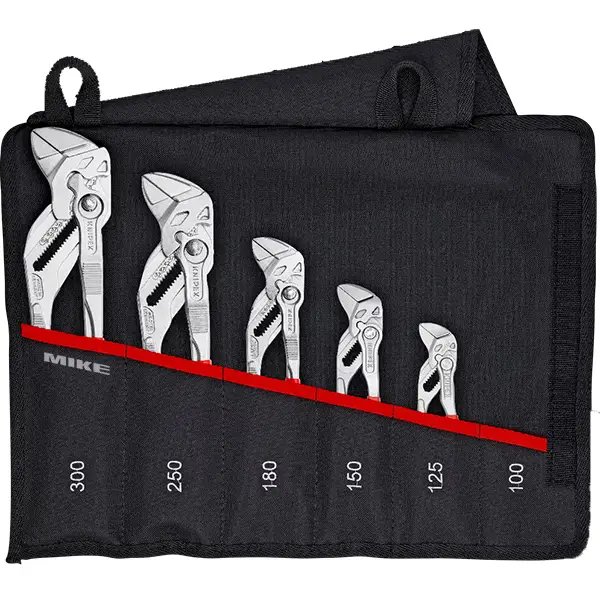 Bộ 5 cây kìm cờ lê Knipex 00 19 55 S4, Kìm mỏ quạ ngàm trượt