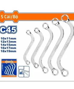 Bộ 5 Cờ Lê Hai Đầu Vòng Hình Chữ S WFR4405 WADFOW